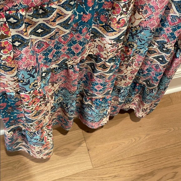 Eliza J Mixed Print Floral Tiered Maxi Dress Size 14, NWT - Picture 12 of 16